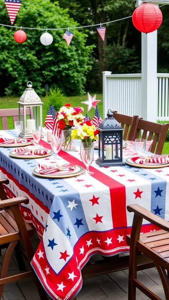 26 Patriotic Patio Decor Ideas Perfect for Memorial Day Through the Fourth of July 4 patriotic table decorating ideas