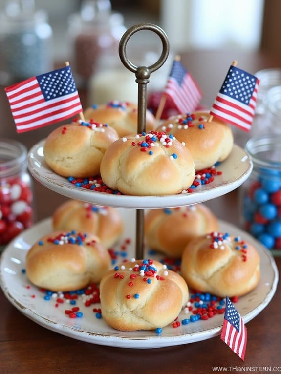 15 Creative 4th Of July Tiered Tray Decor Ideas 10 patriotic treats on tiered tray