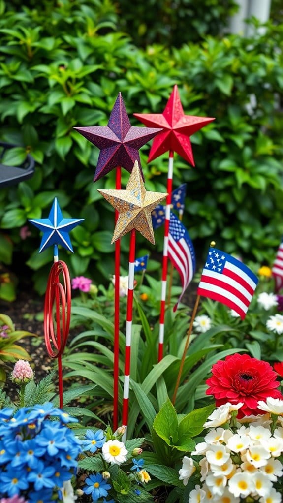 26 Patriotic Patio Decor Ideas Perfect for Memorial Day Through the Fourth of July 19 patriotic yard decor accents