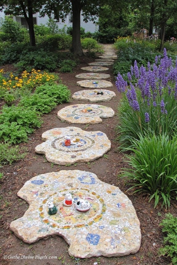 15 Enchanting Cottage Garden Ideas for a Dreamy Backyard Retreat 13 personalized artistic garden path