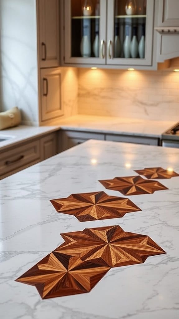 28 Stylish & Functional Kitchen Countertop Ideas to Try Now 23 personalized artistic kitchen surfaces