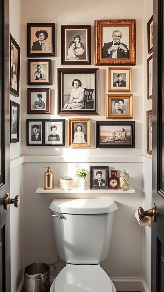 25 Gorgeous Above Toilet Decor Ideas You’ll Want to Steal 11 personalized bathroom wall decor