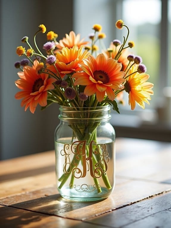 19 Creative Mason Jar Graduation Centerpieces You’ll Want to Recreate 13 personalized graduation mason jars