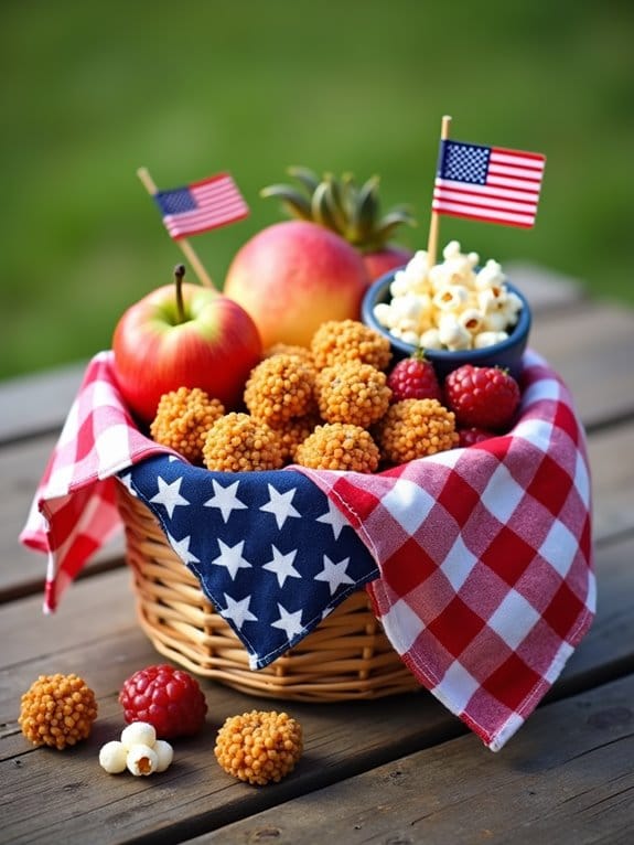17 Patriotic 4th of July Kitchen Tray Ideas to Style With Ease 11 red white blue treats