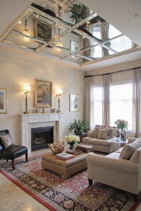 21 Timeless Luxury Ceiling Ideas That Add Instant Character 19 reflective luxurious ceiling design