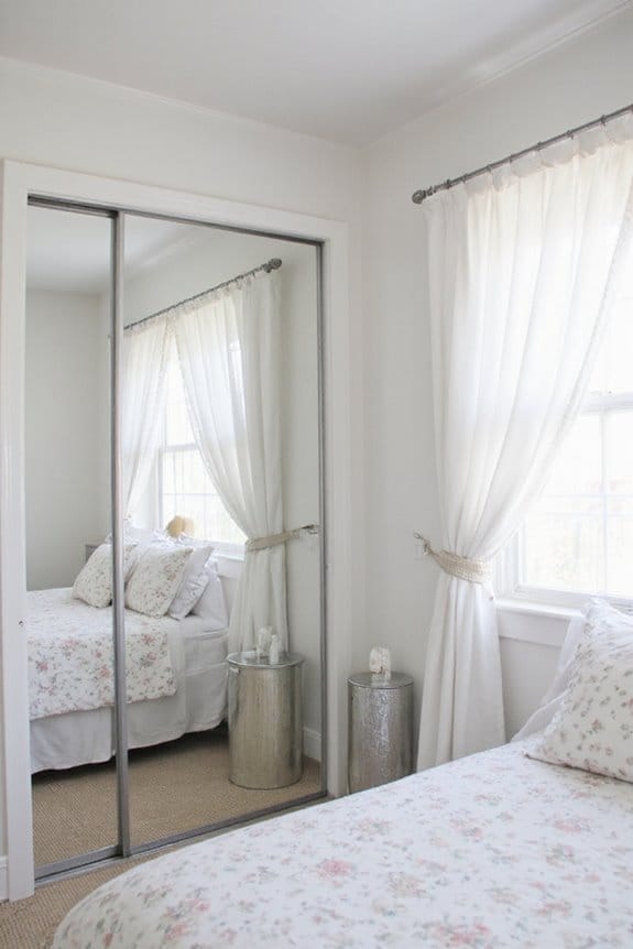 23 Small Bedroom Makeover Ideas With a Big Style Impact 14 reflective surfaces brighten rooms