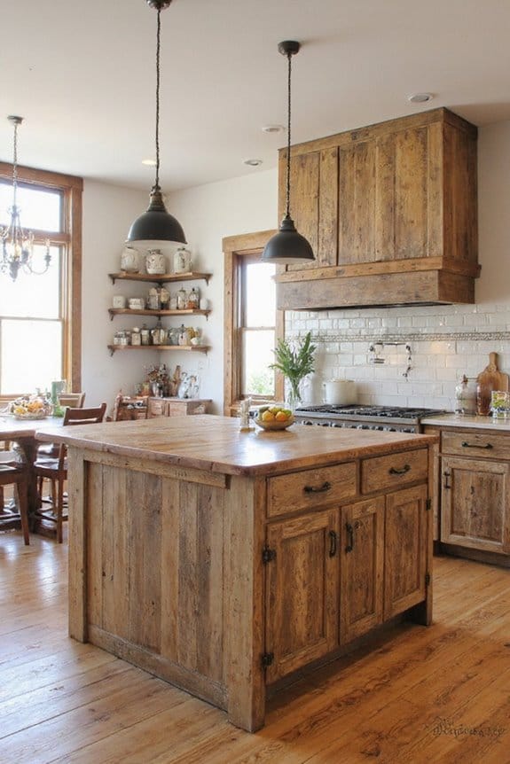 22 Open Kitchen Concepts for Effortless Cooking and Entertaining 3 rustic cozy vintage charm