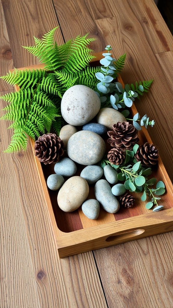 15 Effortless Dining Table Centerpiece Ideas That Impress 9 rustic natural textured decor