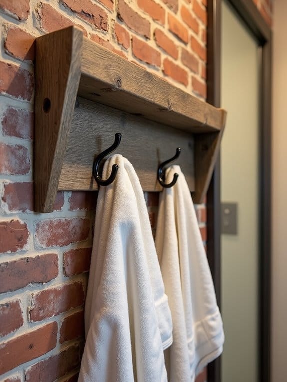 16 Stylish & Space-Saving Bathroom Towel Rack Ideas 12 rustic vintage durable charm