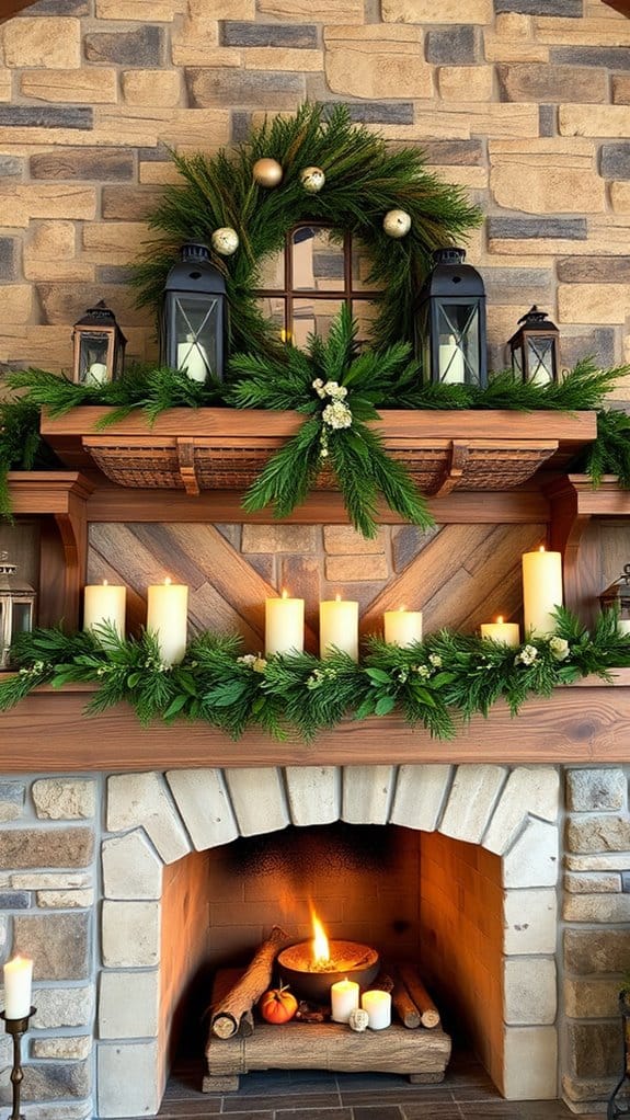 15 Stunning Above Fireplace Decor Ideas That Pop 12 rustic wood accents enhance warmth