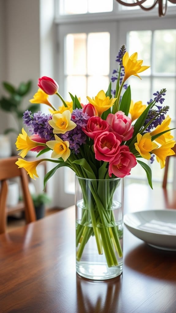 15 Effortless Dining Table Centerpiece Ideas That Impress 3 seasonal blooms enhance elegance