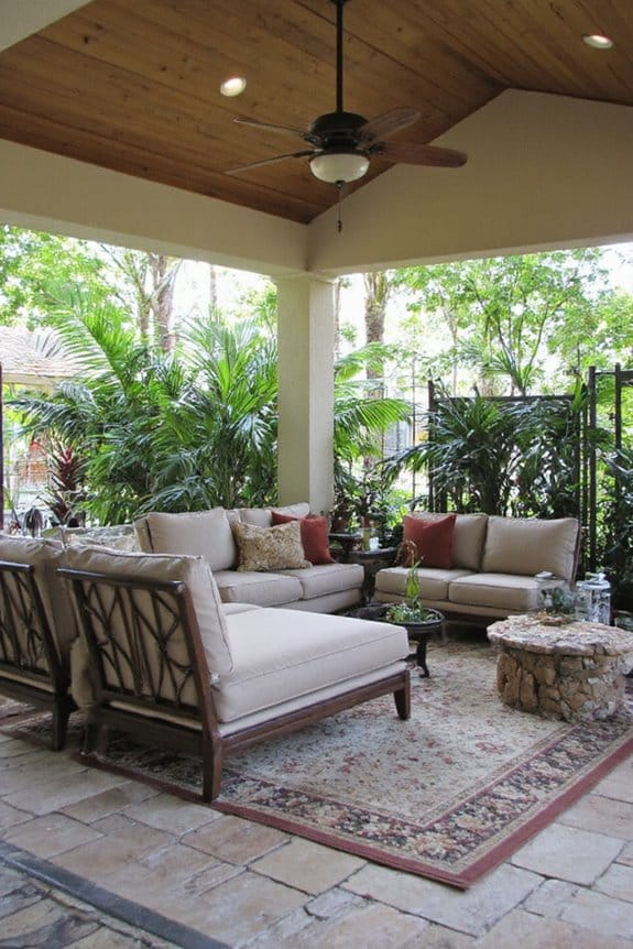 10 Reasons Why a Lanai Is the Ultimate Outdoor Entertaining Space 3 secure private outdoor space