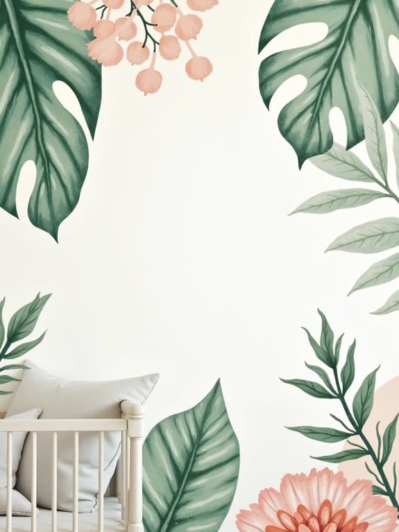 15 Adorable Nursery Wallpaper Ideas for a Dreamy Look 15 serene botanical nursery decor