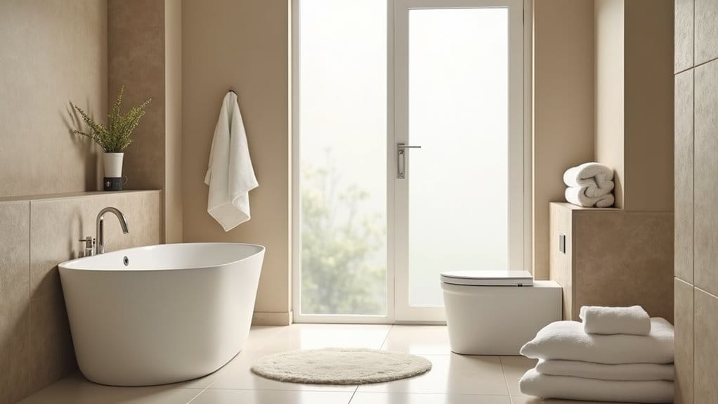 20 Stunning Bathroom Paint Colors and Wall Ideas You'll Love 2 serene neutral bathroom decor
