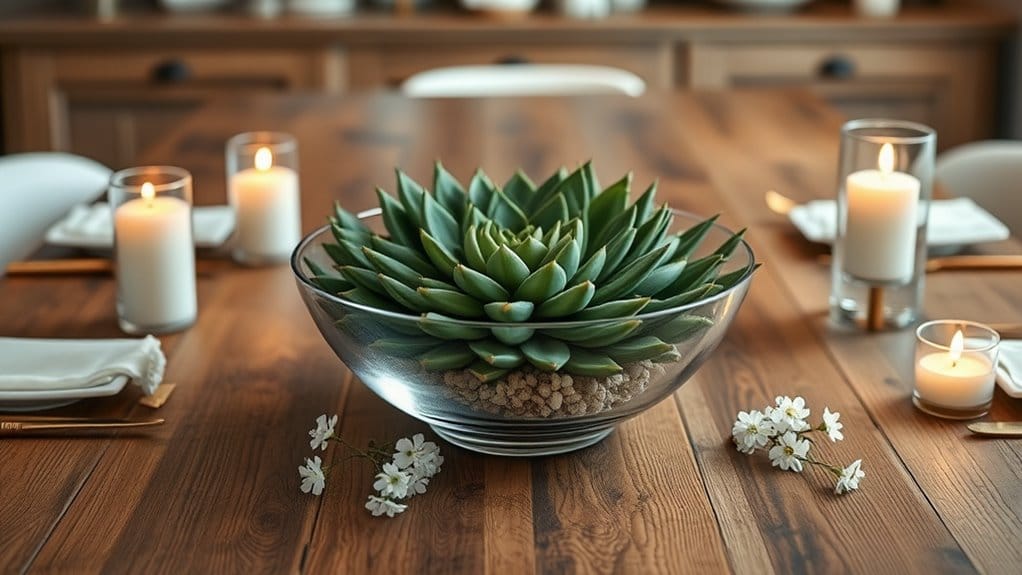 simple elegant table decor