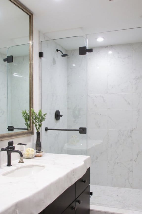 21 Elegant Luxury Bathroom Ideas for a Spa-Like Escape 20 sleek cohesive durable fixtures