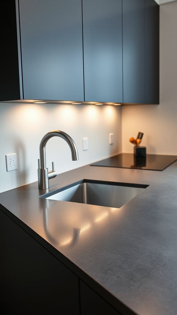 28 Stylish & Functional Kitchen Countertop Ideas to Try Now 9 sleek durable laminated surfaces