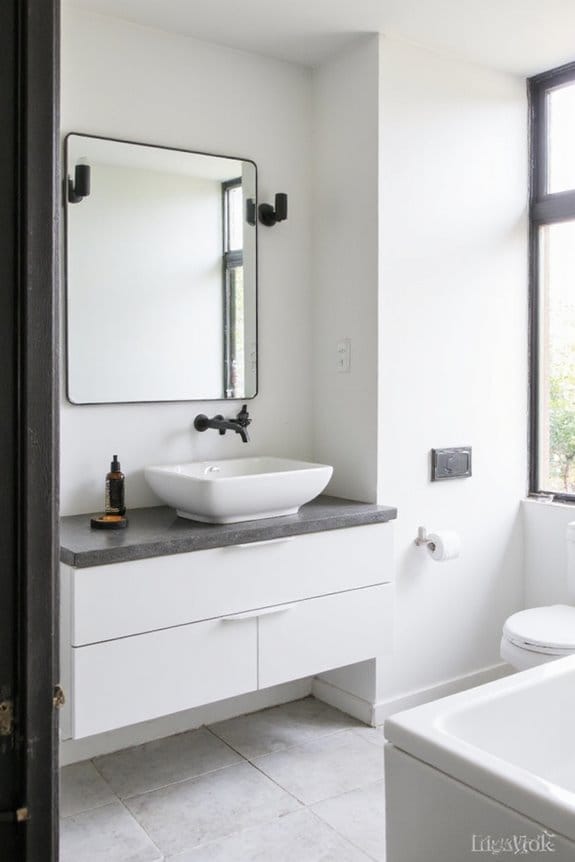 18 Inspiring Bathroom Remodel Ideas That Redefine Possibility 2 sleek minimal bathroom fixtures