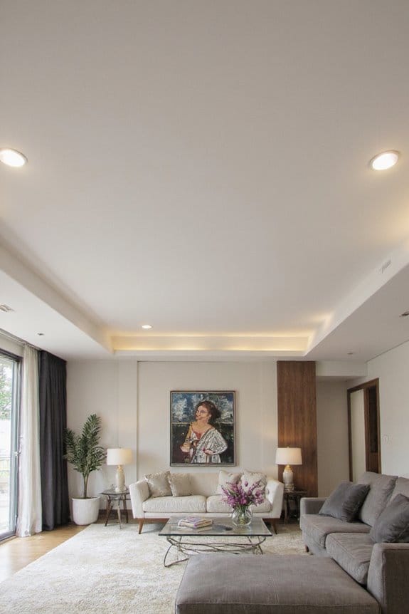 15 Beautiful Gypsum False Ceiling Designs to Elevate Your Space 2 sleek minimalist ceiling design