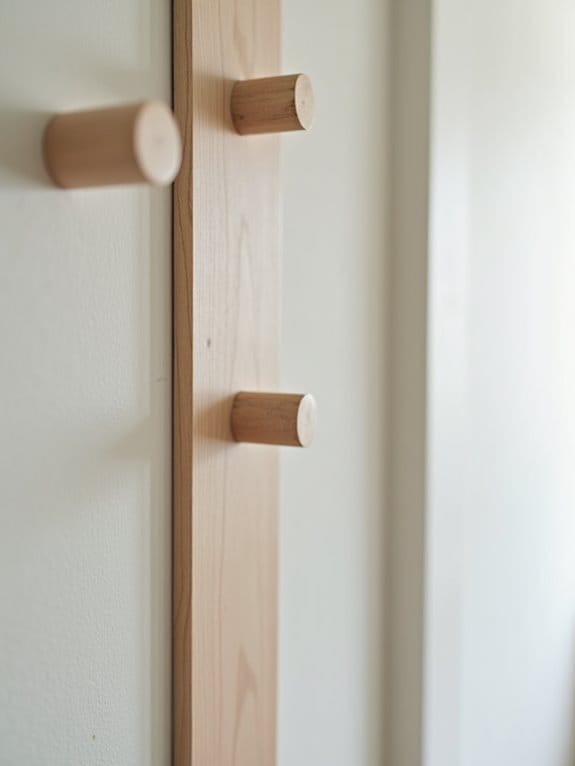 16 Space-Saving DIY Mudroom Ideas Perfect for Small Spaces 9 slim narrow wooden coat rack