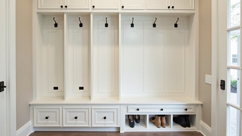 small space mudroom solutions