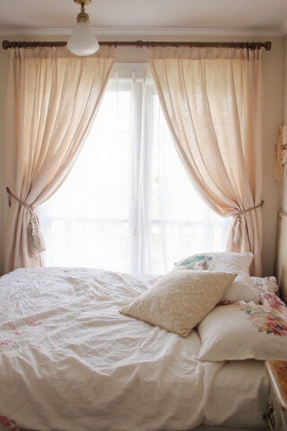 23 Small Bedroom Makeover Ideas With a Big Style Impact 17 soft flowing layered curtains