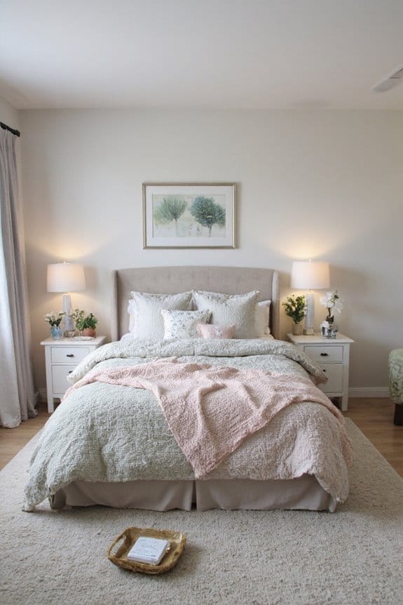 10 Dreamy Bedding Trends to Try This Year 3 soft muted bedroom color schemes