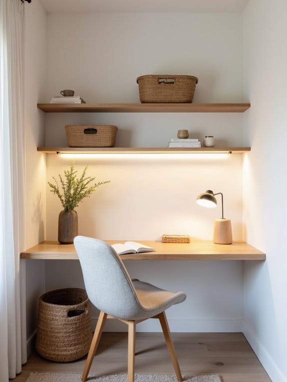 15 Budget-Friendly Studio Apartment Ideas You Can Easily Copy 10 space saving floating desks