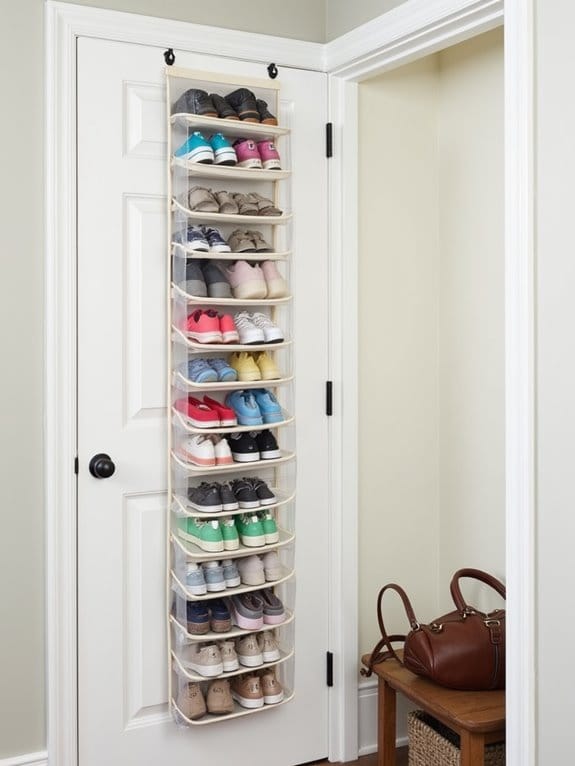 16 Space-Saving DIY Mudroom Ideas Perfect for Small Spaces 3 space saving shoe storage