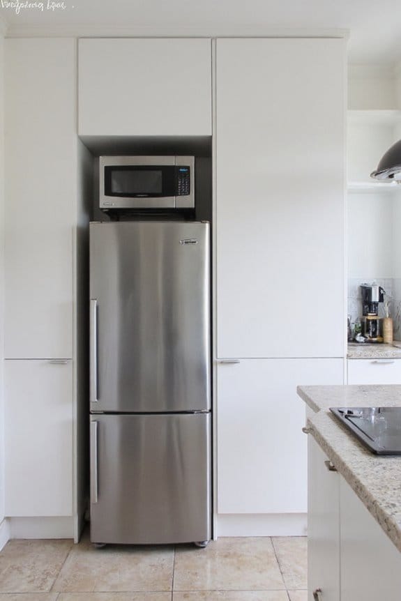 20 Small Kitchen Ideas That Deliver Big Style 6 space saving sleek appliances