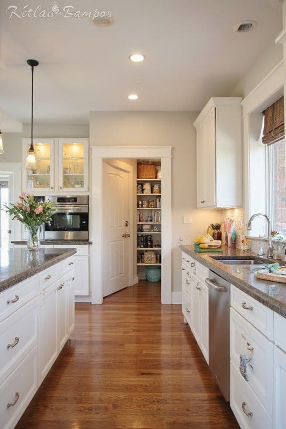 22 Open Kitchen Concepts for Effortless Cooking and Entertaining 14 spacious organized kitchen storage