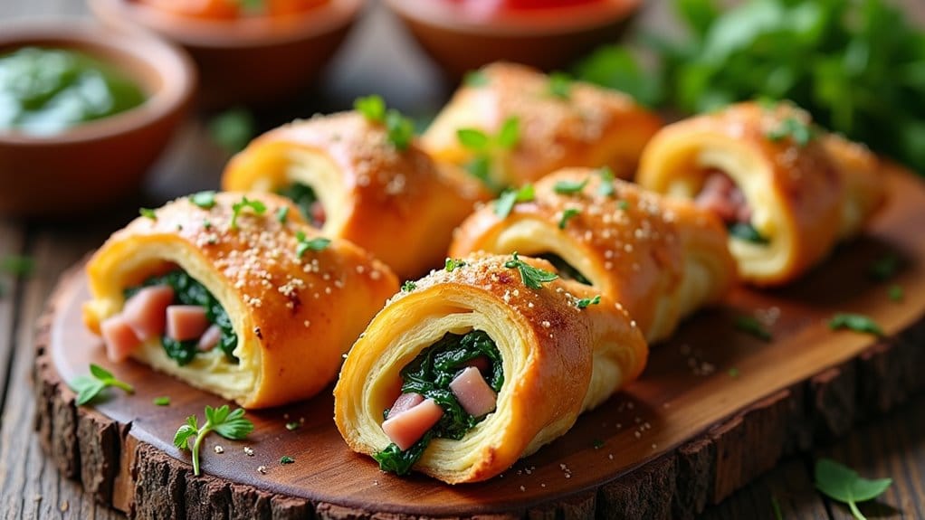 17 Cheap and Easy Graduation Party Food Ideas (That Your Guests Will Love!) 10 stuffed crescent roll ups recipe