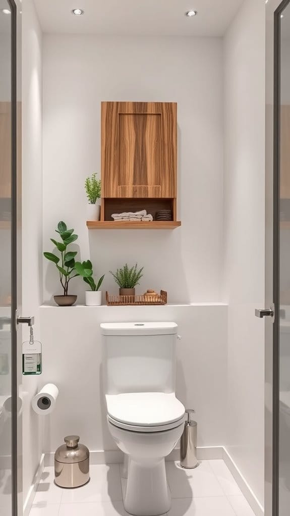 25 Gorgeous Above Toilet Decor Ideas You’ll Want to Steal 5 stylish functional bathroom cabinetry