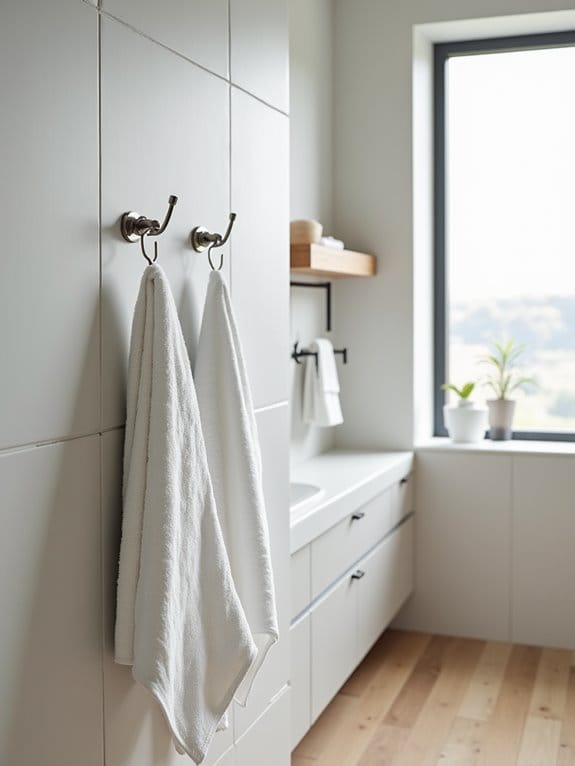 16 Stylish & Space-Saving Bathroom Towel Rack Ideas 4 stylish space saving towel organization