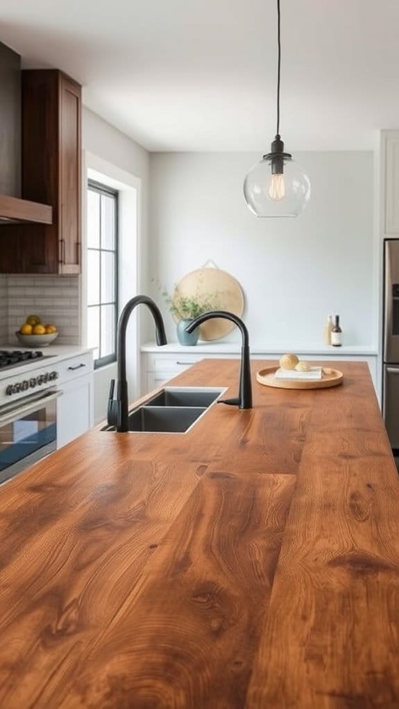 28 Stylish & Functional Kitchen Countertop Ideas to Try Now 12 sustainable rustic kitchen surface