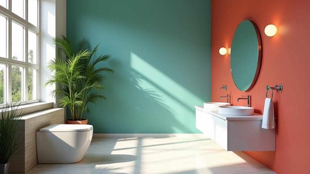 20 Stunning Bathroom Paint Colors and Wall Ideas You'll Love 7 vibrant bathroom color schemes