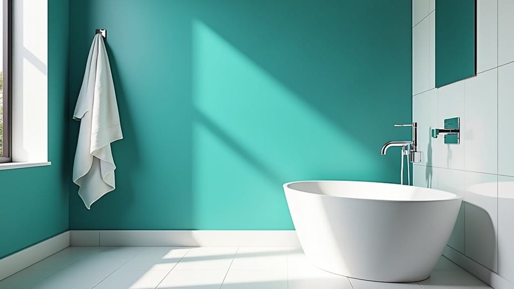 20 Stunning Bathroom Paint Colors and Wall Ideas You'll Love 11 vibrant bold accent walls