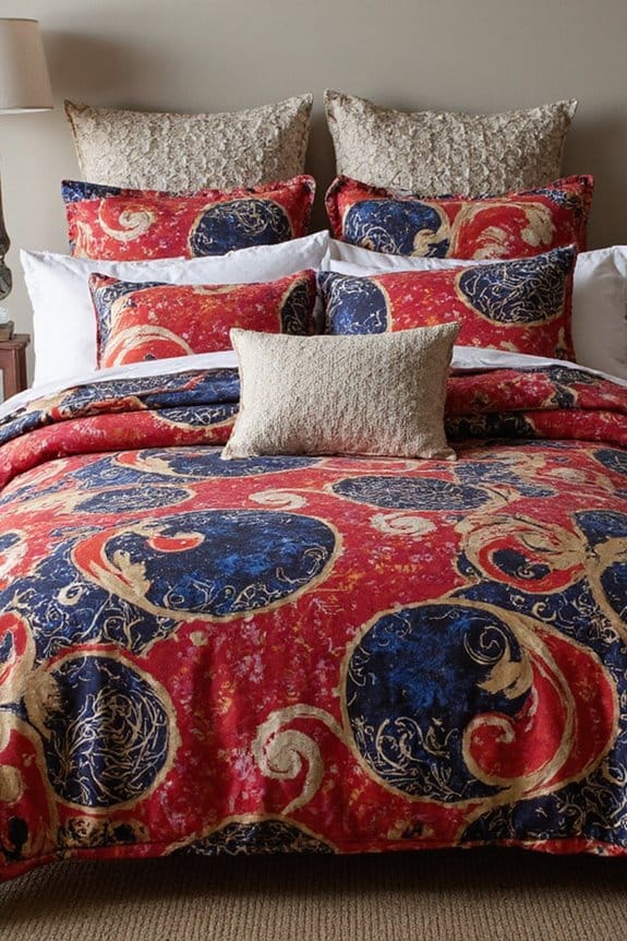 10 Dreamy Bedding Trends to Try This Year 11 vibrant patterned bedroom decor