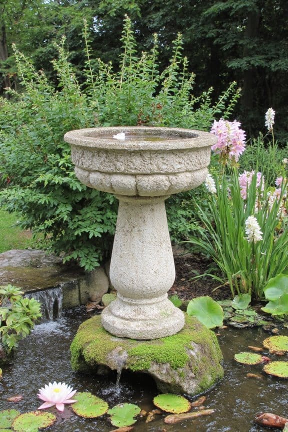 15 Enchanting Cottage Garden Ideas for a Dreamy Backyard Retreat 8 vintage birdbaths and water features