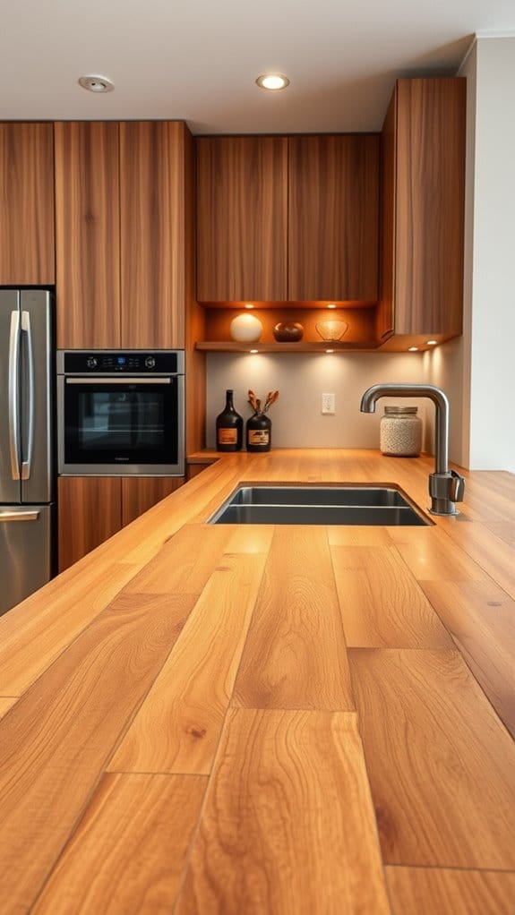 28 Stylish & Functional Kitchen Countertop Ideas to Try Now 4 warm natural durable surfaces