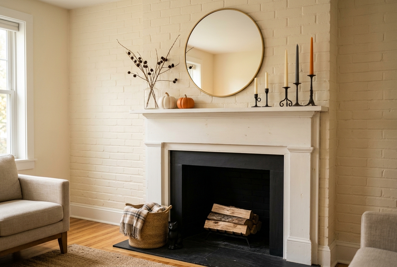 30 Stunning Halloween Mantel Ideas for a Spooky Look 9 halloween mantel ideas simple