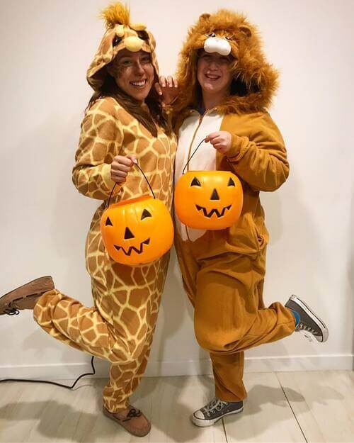 Animal Onesie Best Friend Halloween costume