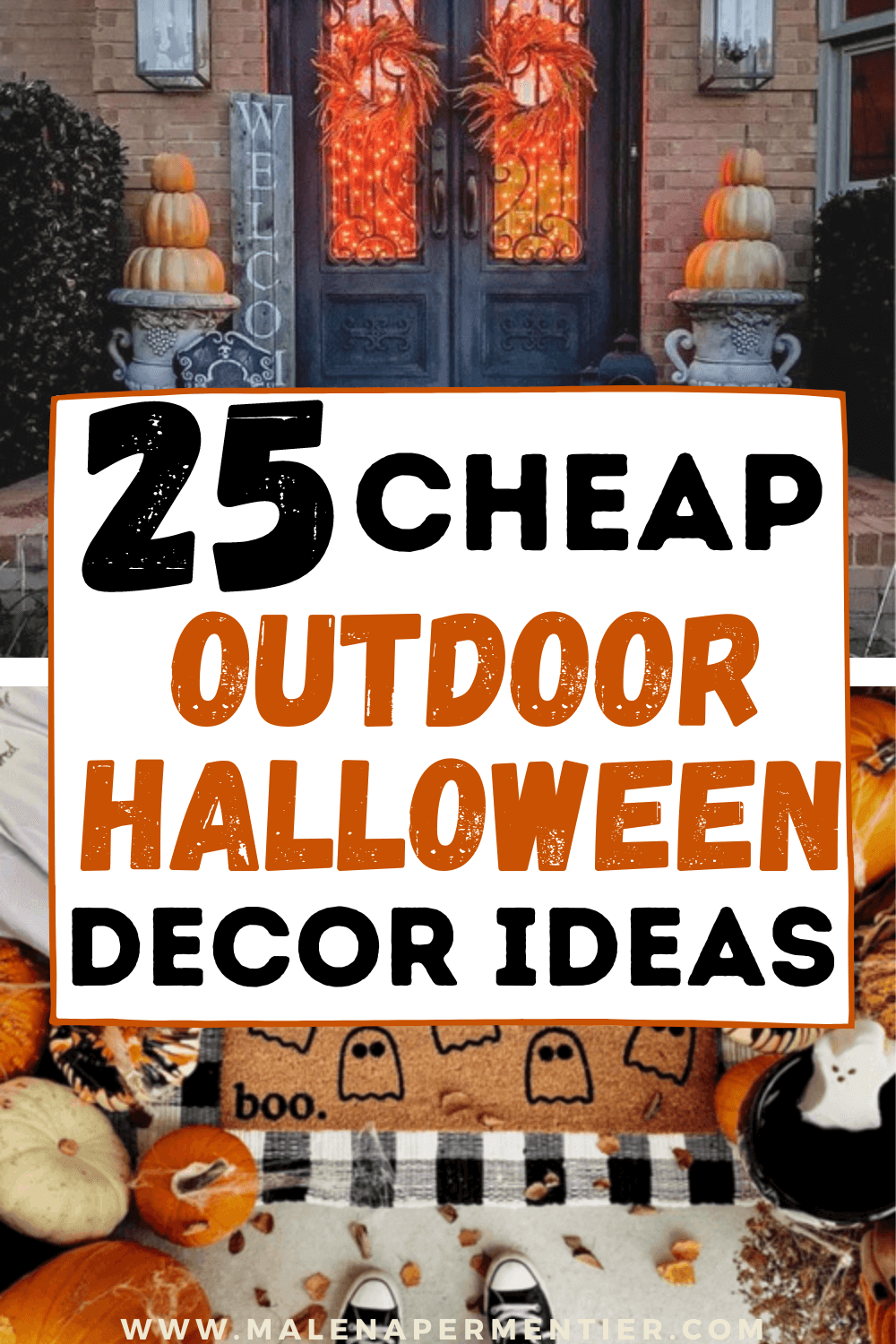 25 Cheap Outdoor Halloween Decorating Ideas To Get You Into The Spooky Spirit 6 4a7f75b02bdc cheap outdoor halloween decor ideas