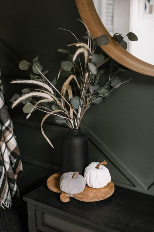 dark fall decor