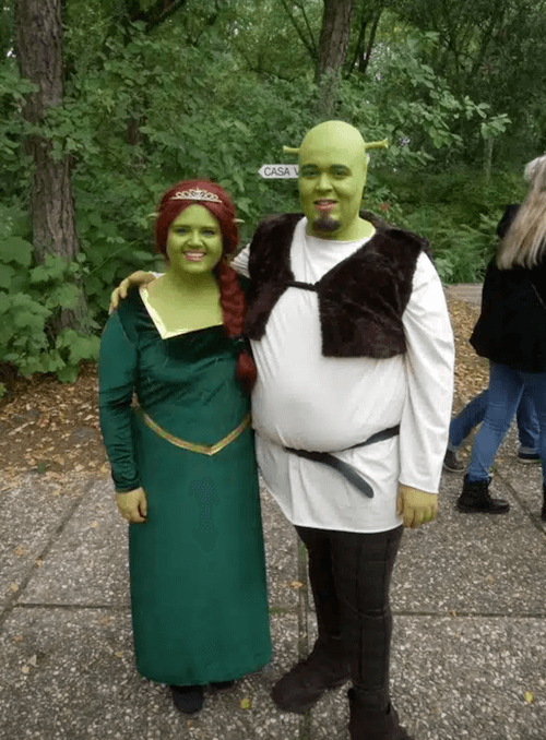 shrek couple costume