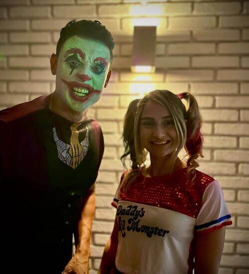 The Joker and Harley Quin couple costume Halloween
