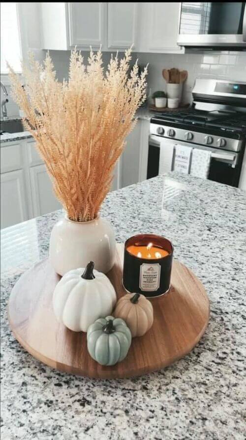 fall tray decor