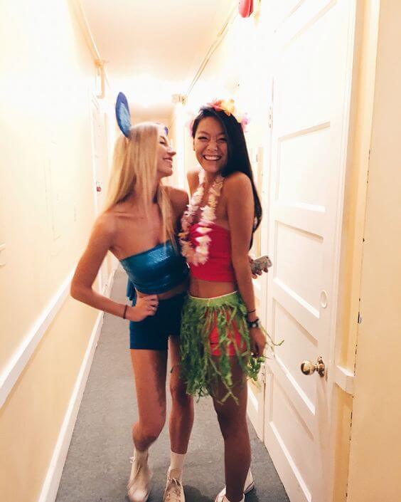 18 Best Duo Halloween Costumes for College Girls In 2026 2 duo halloween costume lilo and stitch