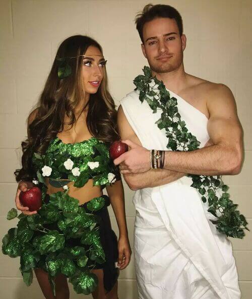 Adam and Eve couple costume Halloween