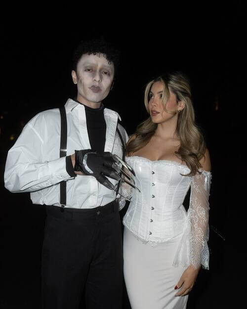 Edward Scissor Hands couple costume Halloween